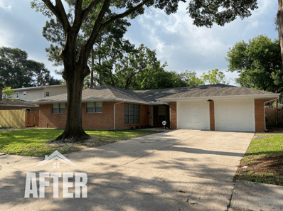 Curbside view of a property, titled "After"