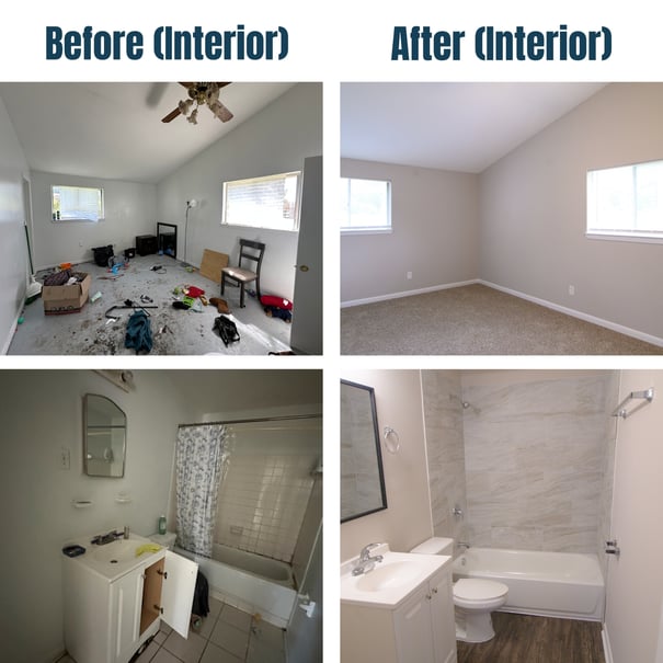 1481 Main Street Before and After Bedroom_Bathroom