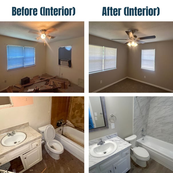 1539 South 125th Avenue East Before and After Bedroom_Bathroom
