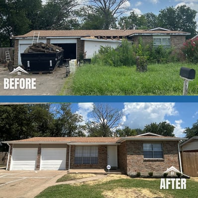1539 South 125th Avenue East Before and After