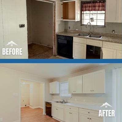 1800 Green Acres Before and After