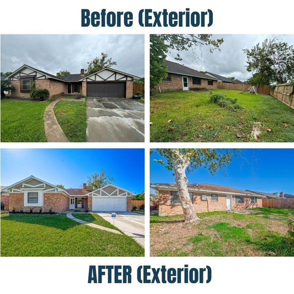 255 Castlegory - Exterior Before and After
