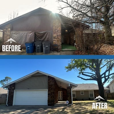 7036 E 80th Street Before and After