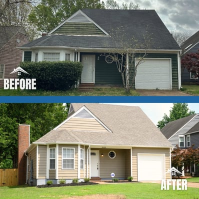 5000 South Woodberry Cove Before and After
