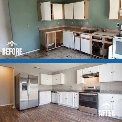 13019 Woller Creek Before and After