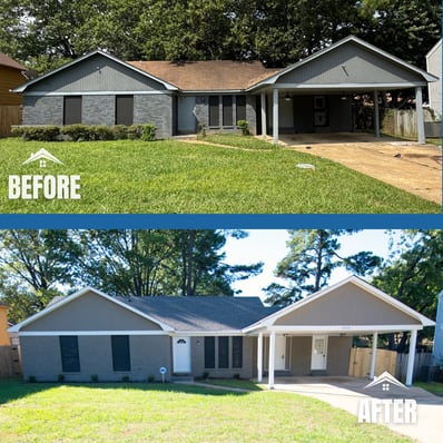 4225 Willow Park Before and After