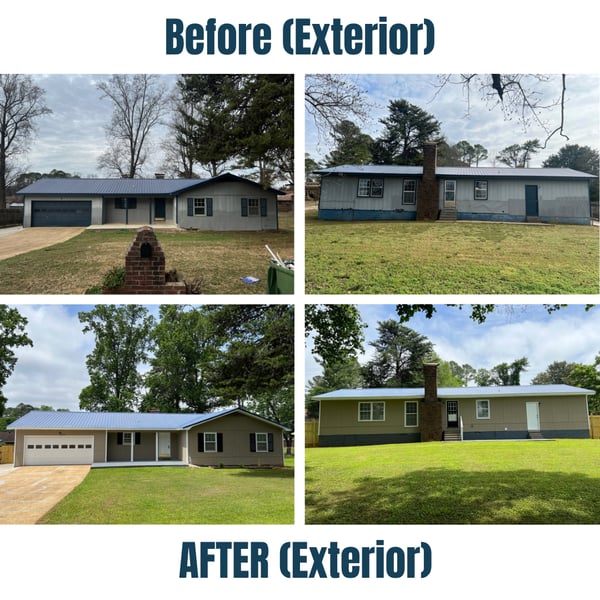 6119 Rickwood Drive Northwest Before and After Exterior