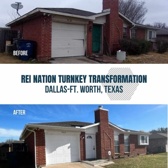 REI Nation Turnkey Transformation: Dallas-Ft. Worth, Texas