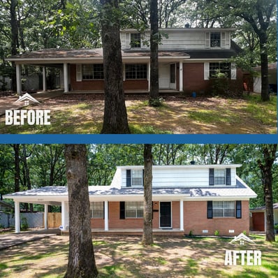 6205 Chippewa Drive Before and After