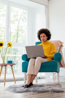 Lady Working Remote