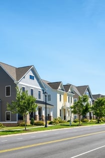 Houses on Street