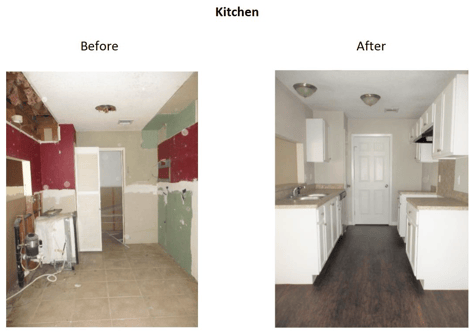 kitchen before and after photos