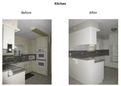 kitchen before and after photos