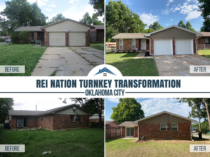 before and after photos oklahoma city single family home